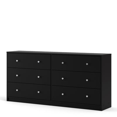 May Double dresser 6 drawers in Black