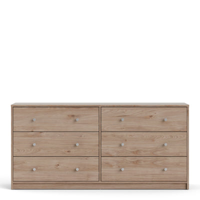 May Double dresser 6 drawers in Jackson Hickory