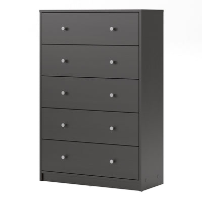May Chest of 5 Drawers in Coffee