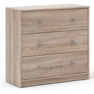 May Chest of 3 Drawers in Truffle Oak