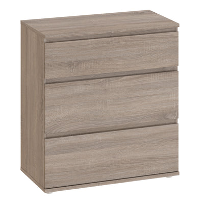 Nova Chest of 3 Drawers in Truffle