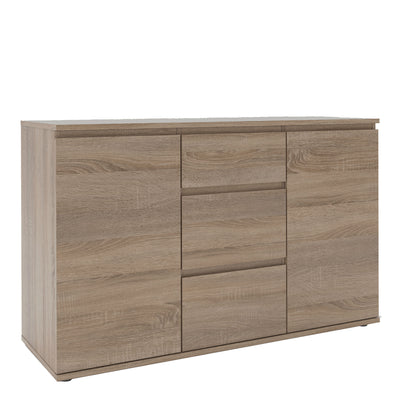 Nova Sideboard - 3 Drawers 2 Doors in Truffle