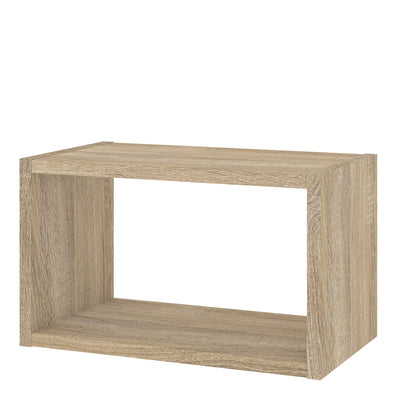 Roomers Wall Shelf Unit in Oak.