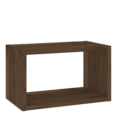 Roomers Wall Shelf Unit in Walnut.