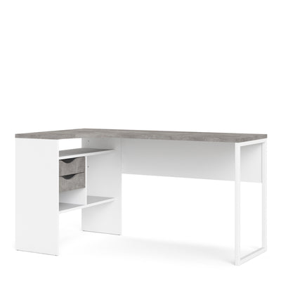 Function Plus Corner Desk 2 Drawers 145 cm