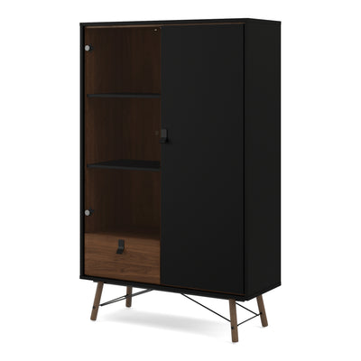 Ry China cabinet 1 door + 1 glass door + 1 drawer