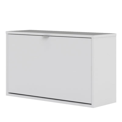 Shoe cabinet w. 1 tilting door and 2 layers