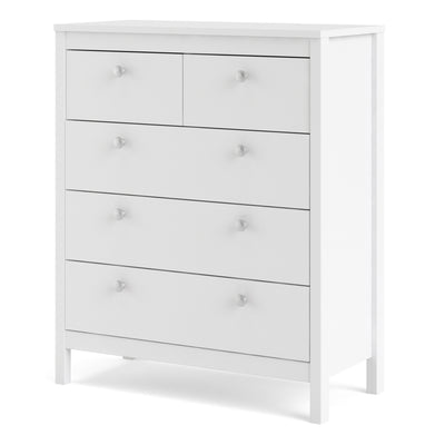 Madrid Chest 3+2 drawers in White