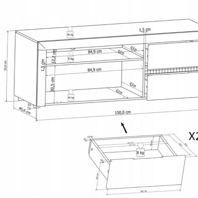 Mosaic 05 TV Cabinet