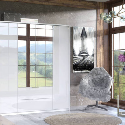 Indiana Hinged Door Wardrobe 164cm