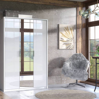 Plus Hinged Door Wardrobe 125cm