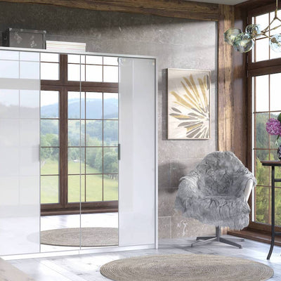 Plus Hinged Door Wardrobe 164cm