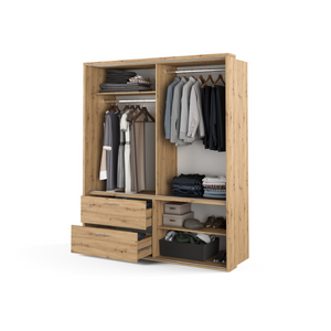 Arti 22 - 2 Sliding Door Wardrobe with Drawers 180cm