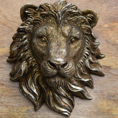 Smaller Wall Mounted Lion Head