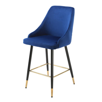 Chesterfield Navy Blue Kitchen Bar Stools (set of 2)