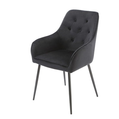 Chesterfield Black Dining Chair (set of 2)