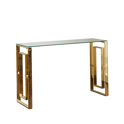 Milano Gold Plated Console Table