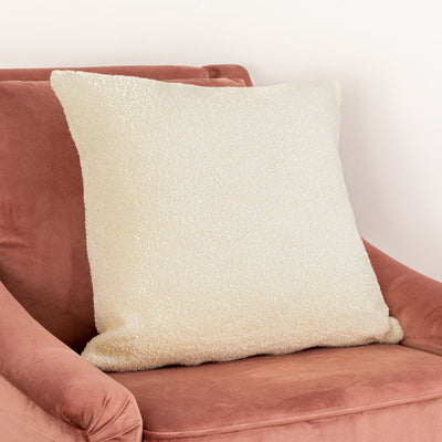 White Teddy Cushion Cover