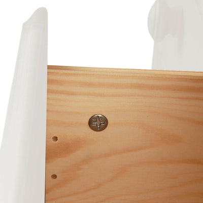 Copenhagen 5 Drawer Narrow Chest in White