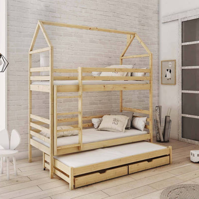 Dalia Bunk Bed with Trundle and Storage