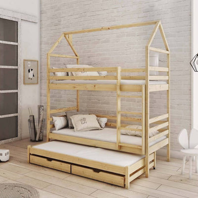 Dalia Bunk Bed with Trundle and Storage