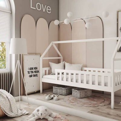 Wooden Single Bed Domi