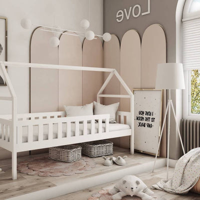 Wooden Single Bed Domi