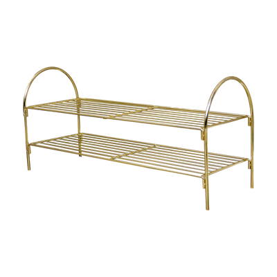 Gold Shoe Rack