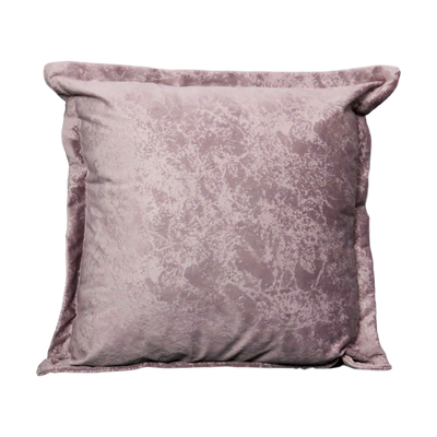 Pink Crushed Velvet Cushion - Feather Filled