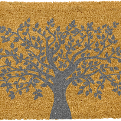 Tree of Life Grey Doormat