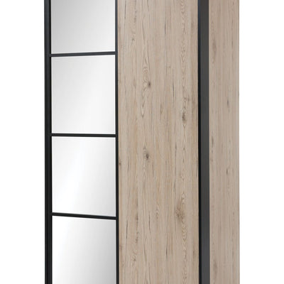 Glass Loft 2 Door Wardrobe 109cm
