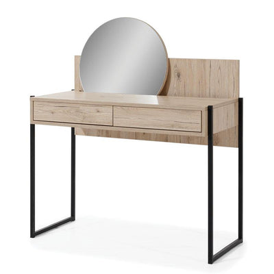 Glass Loft Dressing Table with Mirror