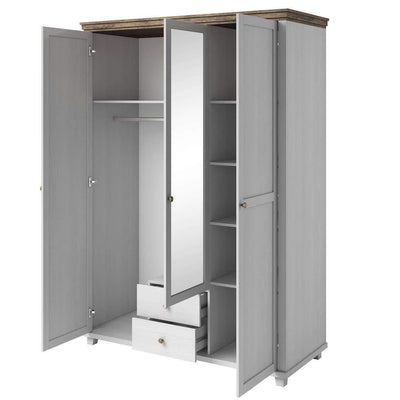 Evora 19 - 3 Door Wardrobe 154cm