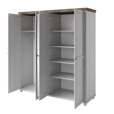 Evora 20 - 4 Door Wardrobe 200cm