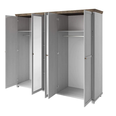 Evora 21 - 5 Door Wardrobe 246cm
