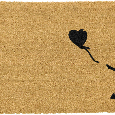 Flying Balloon Girl Doormat