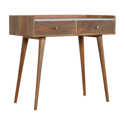 White Marble Top Console Table