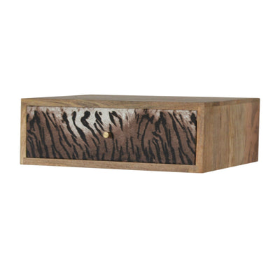 Wall Mounted Animal Print Bedside