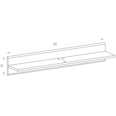Inox Wall Shelf