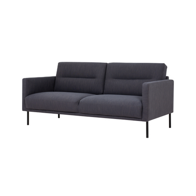 Larvik 2.5 Seater Sofa - Soul 380 Antracit, Black Legs