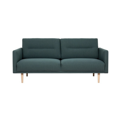 Larvik 2.5 Seater Sofa - Soul 383 Dark Green, Oak Legs