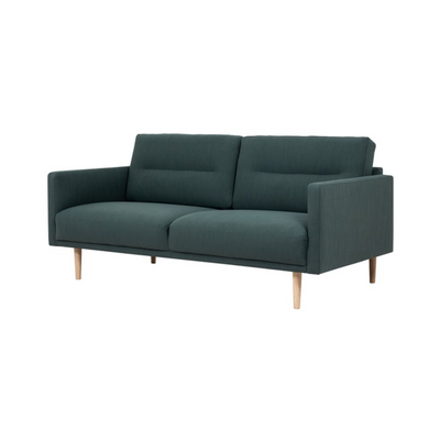 Larvik 2.5 Seater Sofa - Soul 383 Dark Green, Oak Legs