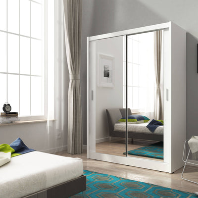 Maja Sliding Door Wardrobe 130cm