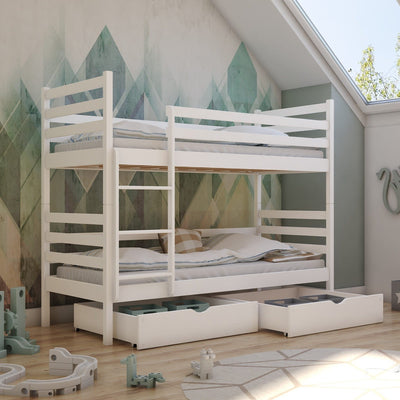 Wooden Bunk Bed Nemo with Storage