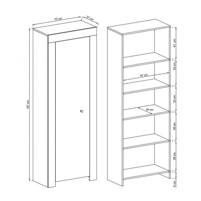 Rene Tall Storage Cabinet