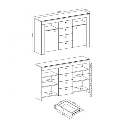 Rene Sideboard Cabinet