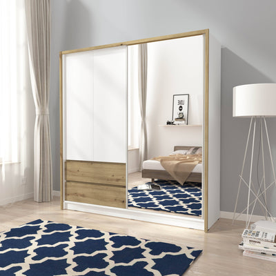 Sara Sliding Door Wardrobe 204cm