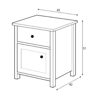 Story SO-07 Bedside Cabinet