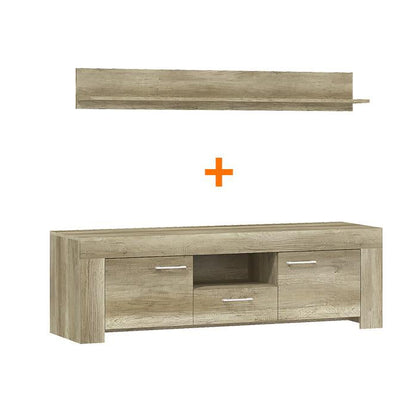 Sky TV Cabinet + Wall Shelf