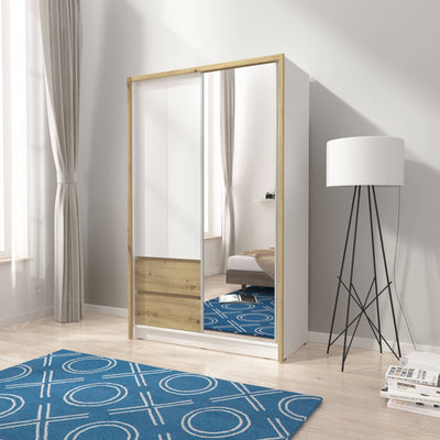 Sara Sliding Door Wardrobe 134cm